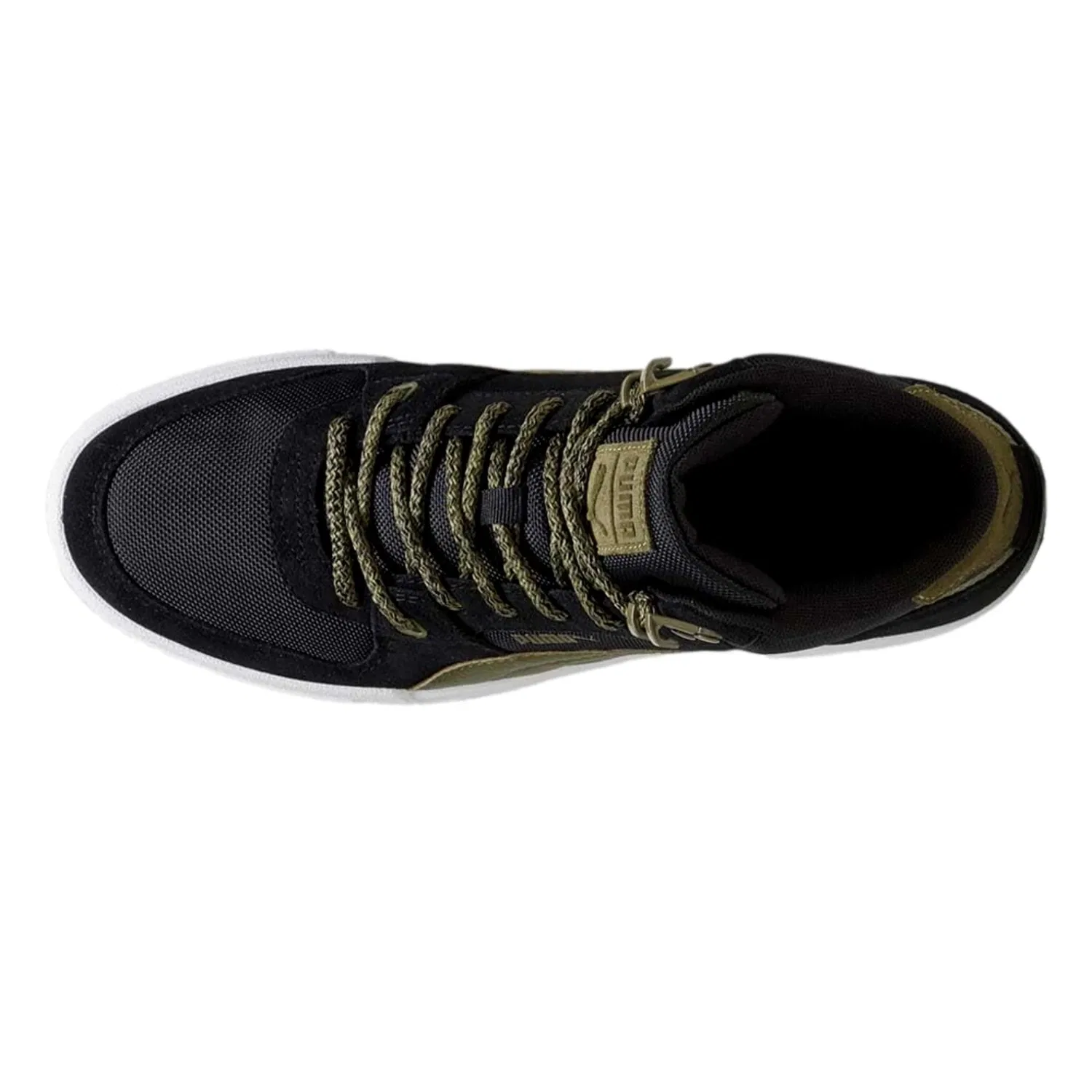 Мужские кроссовки Puma California Pro Mid Trail, черно-оливковый цвет — фото 3
