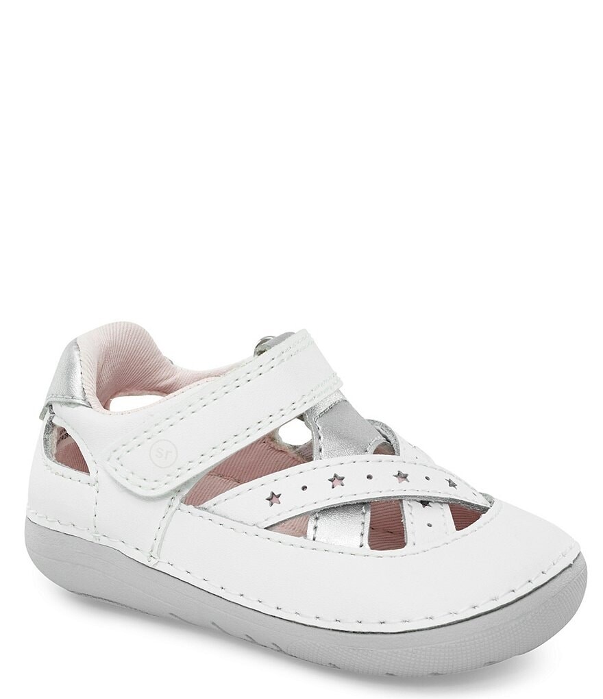 

Сандалии Stride Rite Girls' Kiki 2.0 Soft Motion Fisherman (для младенцев), белый