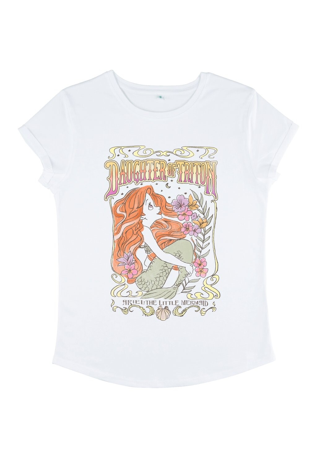

Футболка с принтом THE LITTLE MERMAID ROMATIC ARIEL Henry Tiger, белый