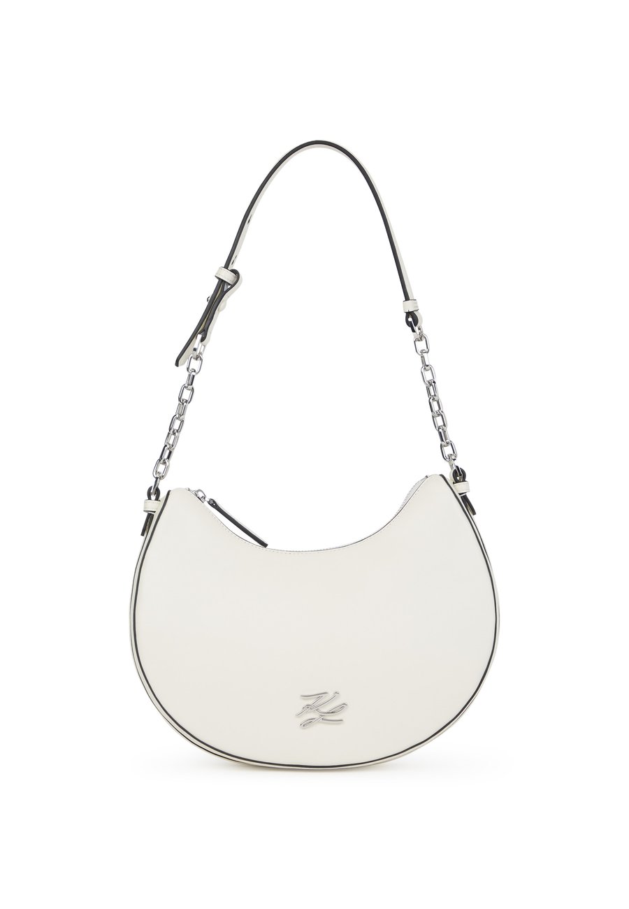 

Сумка KARL LAGERFELD AUTOGRAPH HALFMOON , Off White/Off-White