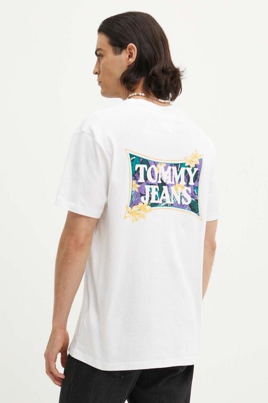 

Хлопковая футболка Tommy Jeans, белый
