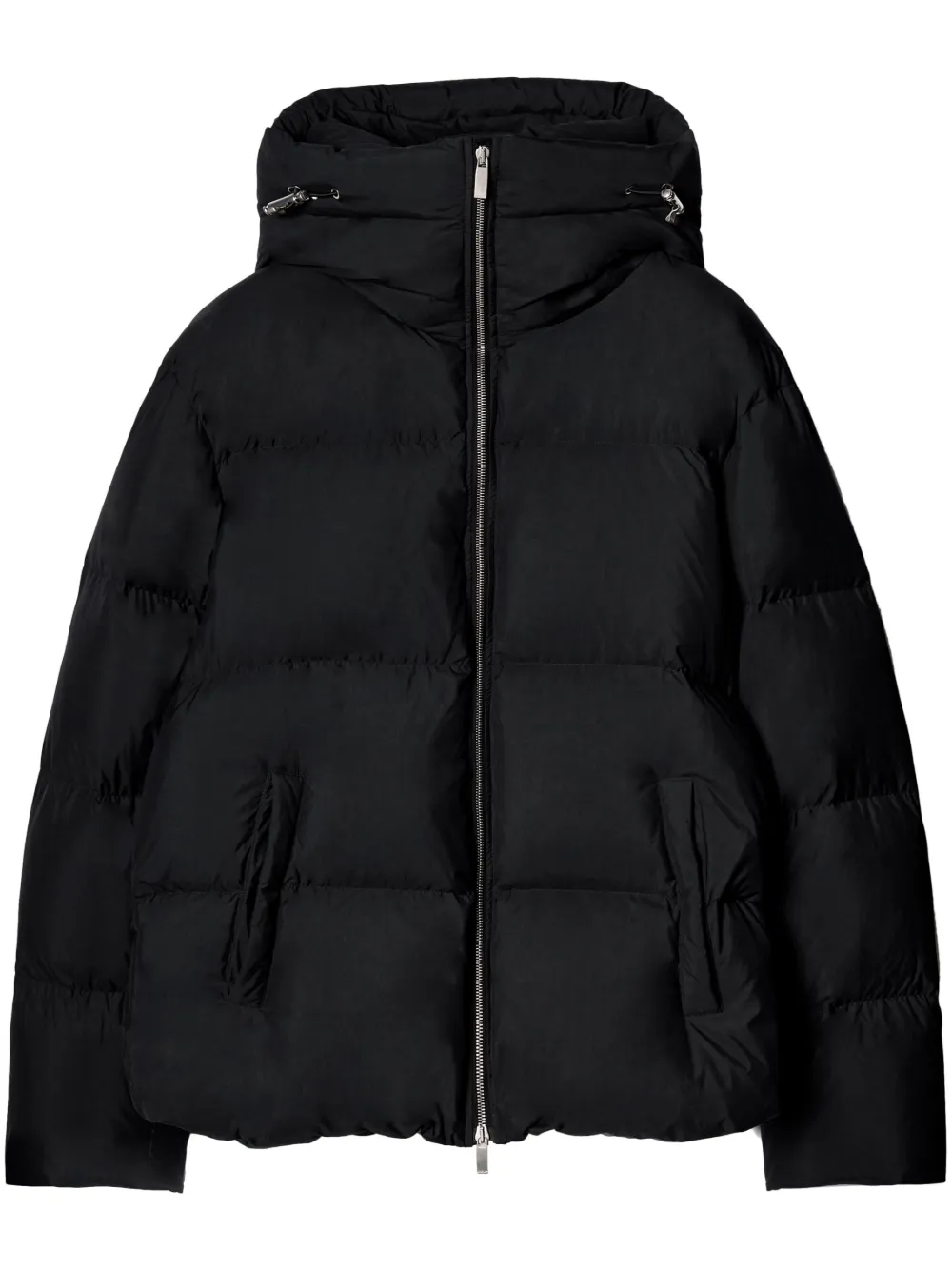 

Пуховик на молнии OFF-WHITE, черный