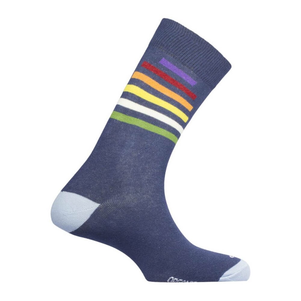 

Носки Mund Rainbow Organic Cotton, синий