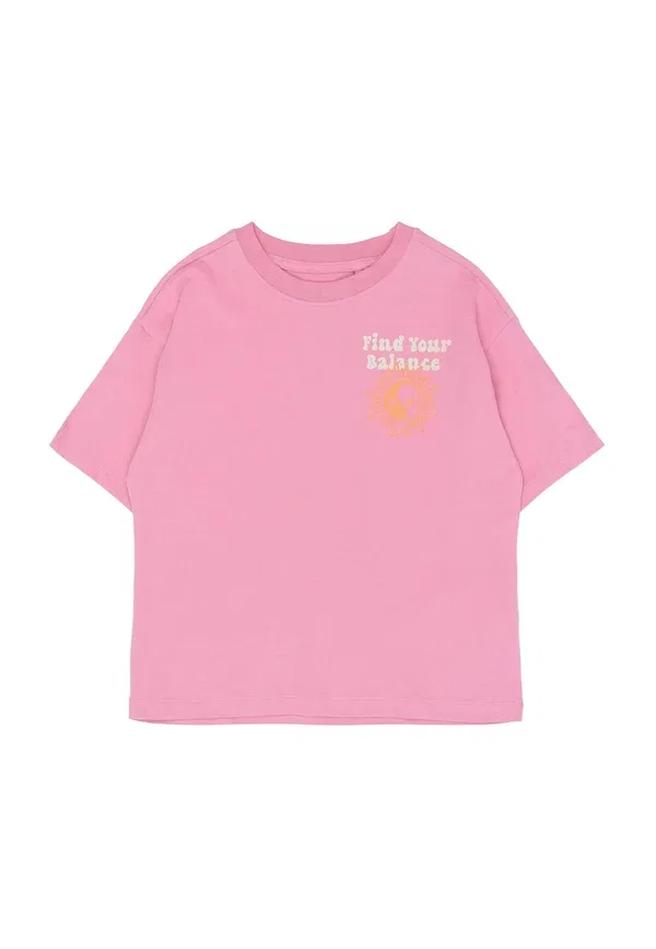 Футболка Taylen tee print t-shirt The New, кашемировая роза — фото 3