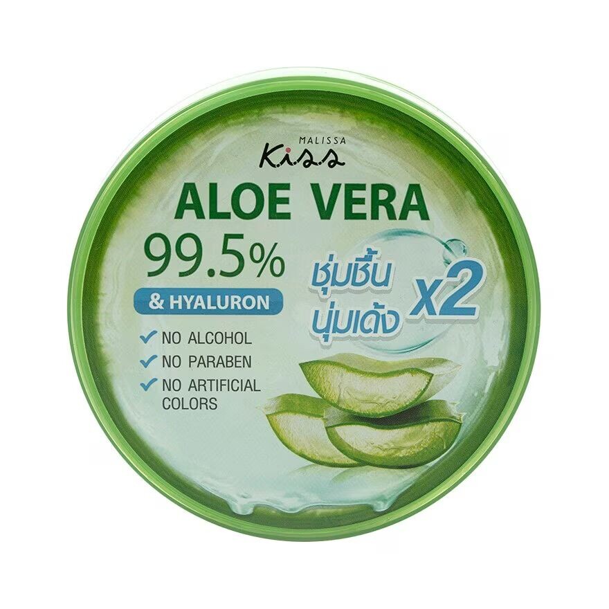 

Malissa Kiss Успокаивающий гель с гиалуроном Алоэ Вера 99,5 290 г, Green