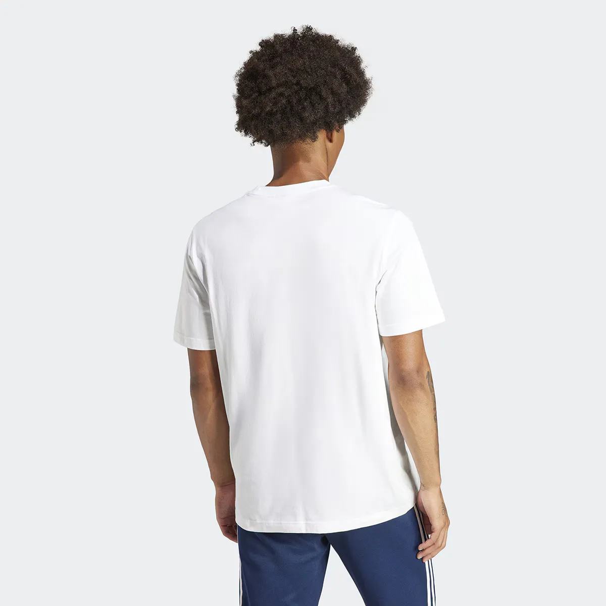 Мужская футболка Adicolor Trefoil aiddas Originals adidas, белый — фото 2