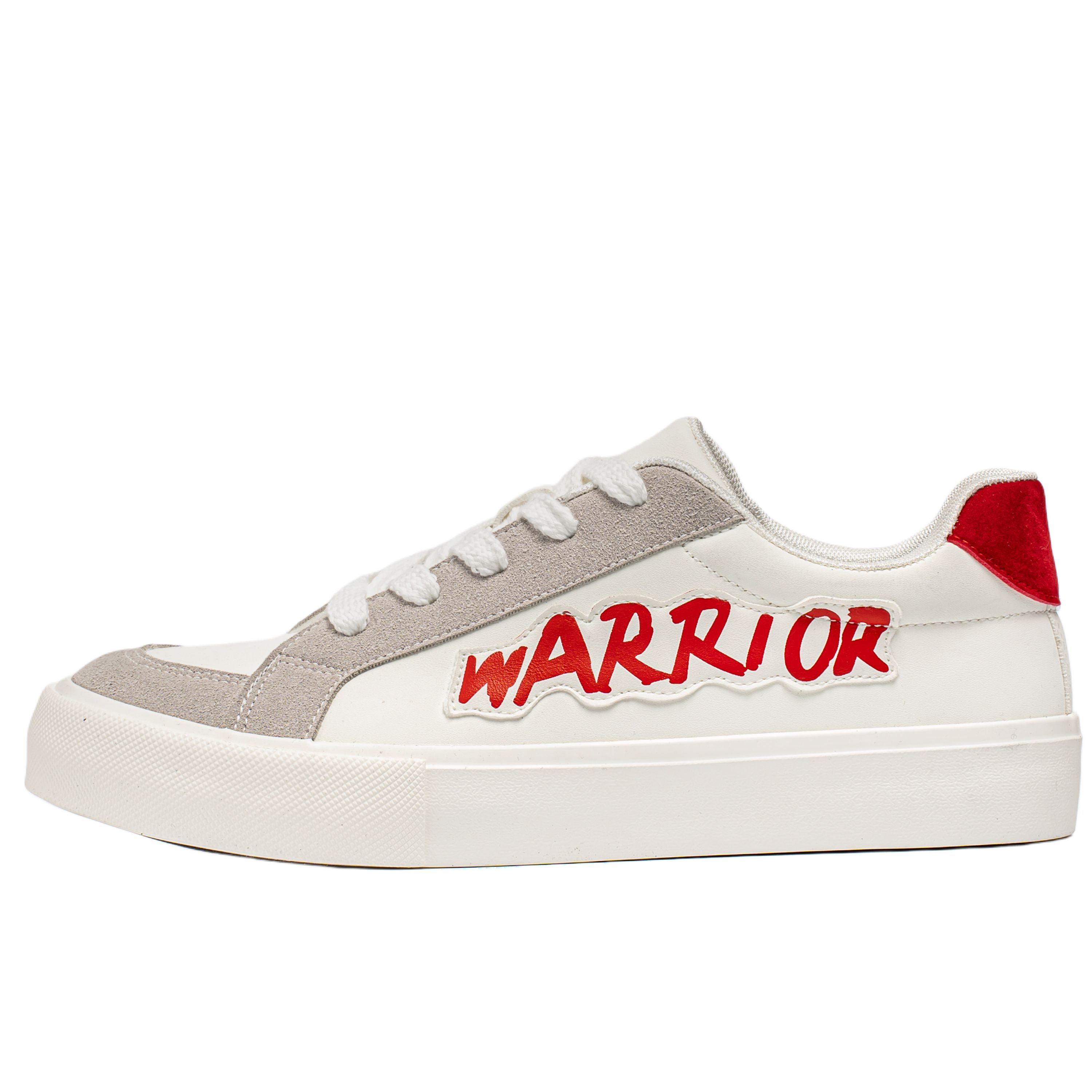 

Ударопрочные, балансирующие, низкие, кроссовки для мужчин WARRIOR, White Gray Red