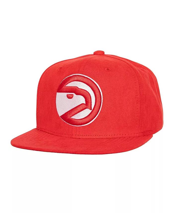 

Мужская красная замшевая шляпа Atlanta Hawks Sweet Snapback Mitchell & Ness, красный