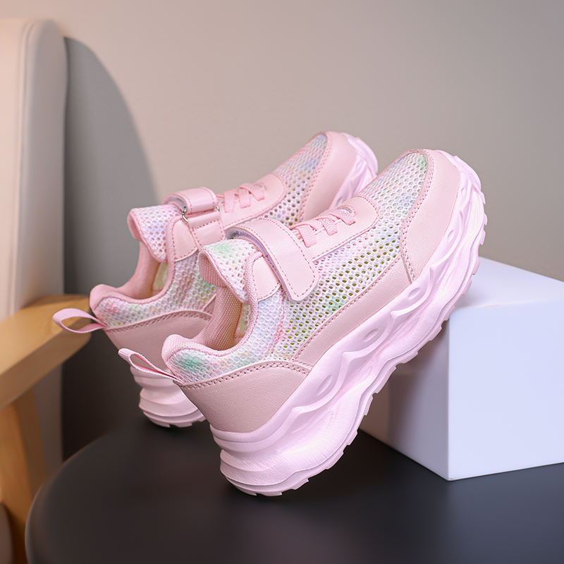 Низкие детские кроссовки для повседневной жизни RHOBESAM, розовый — фото 3