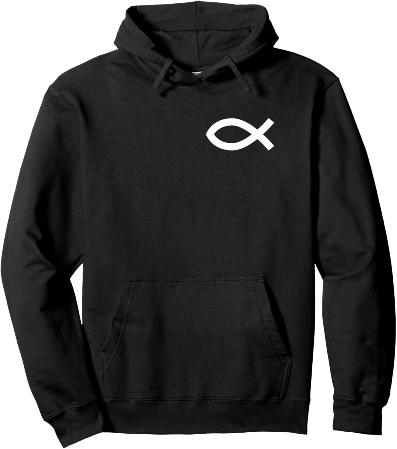 

Христианский символ рыбы - Худи Ixis Religious Gifts For Women, Men And Children, черный