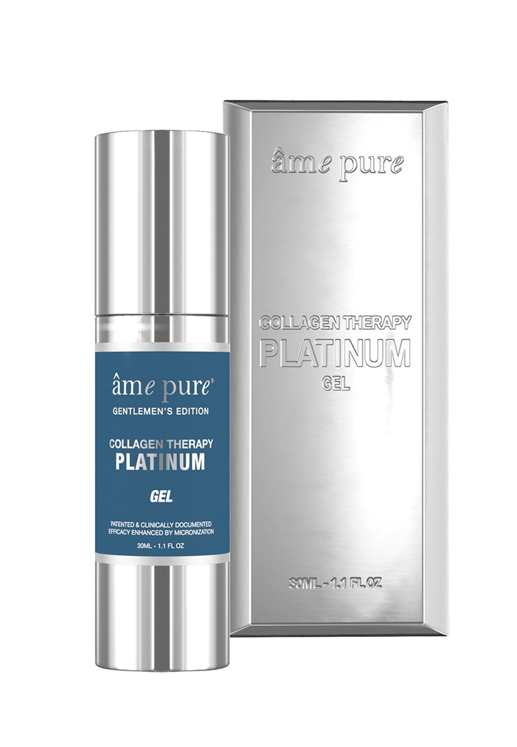 Сыворотка Ame Pure — COLLAGEN GEL PLATINUM- KOLLAGENGEL FÜR GESICHT âme , прозрачный — фото 3