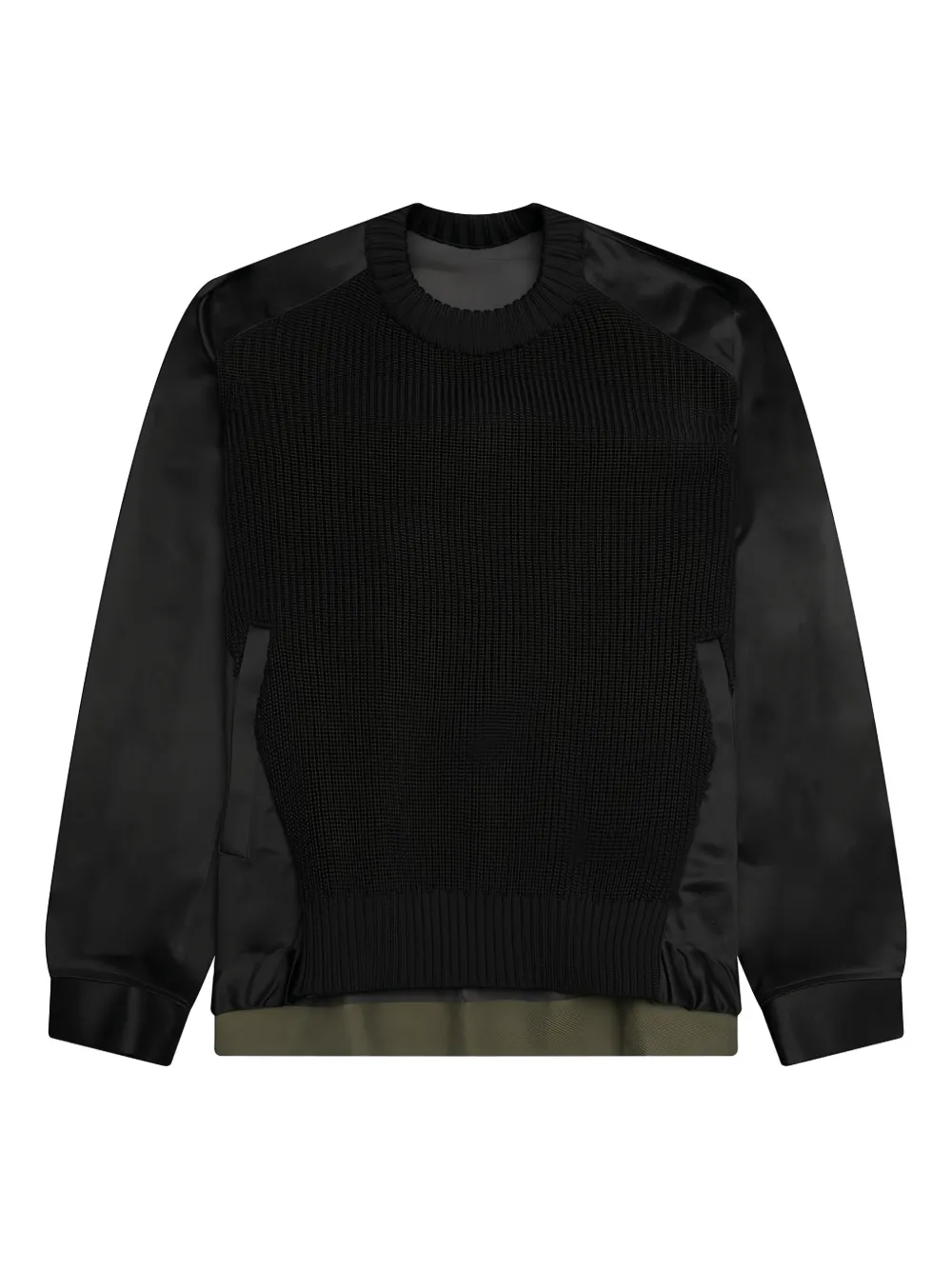 

Толстовка со вставками SACAI, черный