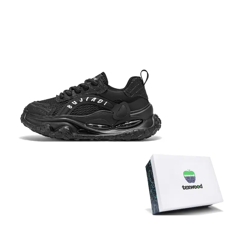 

TEXWOOD Абразивостойкие поддерживающие кроссовки мужские низкие повседневные Box - черный, цвет Black