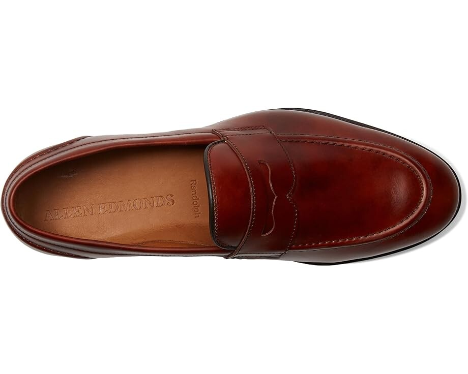 Лоферы Allen Edmonds Randolph2.0 Penny Loafers, цвет Chili Museum Leather — фото 2