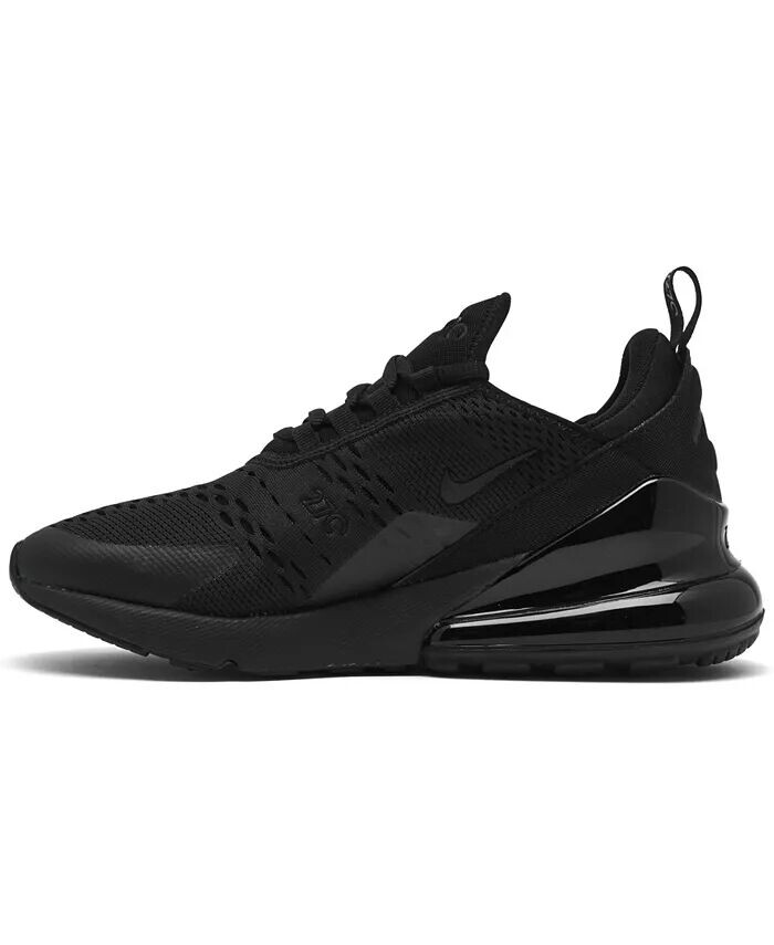 Большие детские кроссовки Air Max 270 Casual от Finish Line Nike, черный — фото 3
