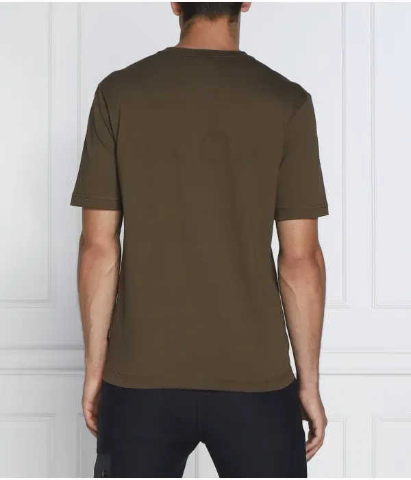 Футболка teetrury 2 relaxed fit Boss Orange, хаки — фото 4