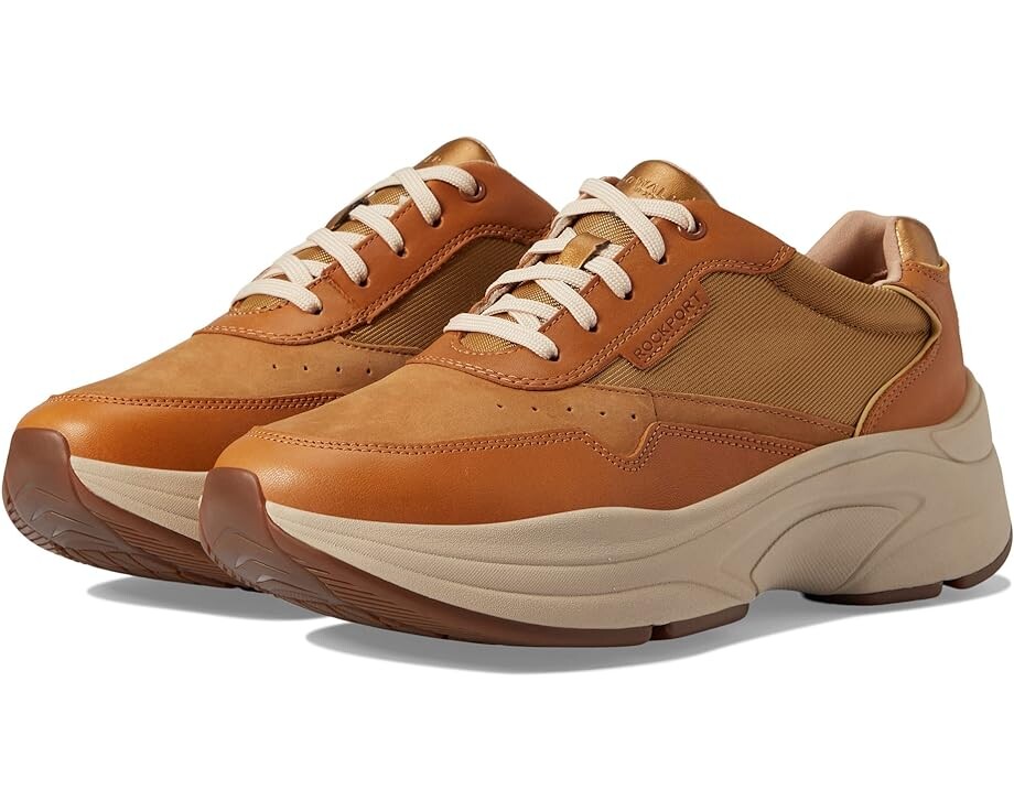 

Кроссовки Rockport Prowalker Premium, цвет Honey Leather/Nubuck/Textile