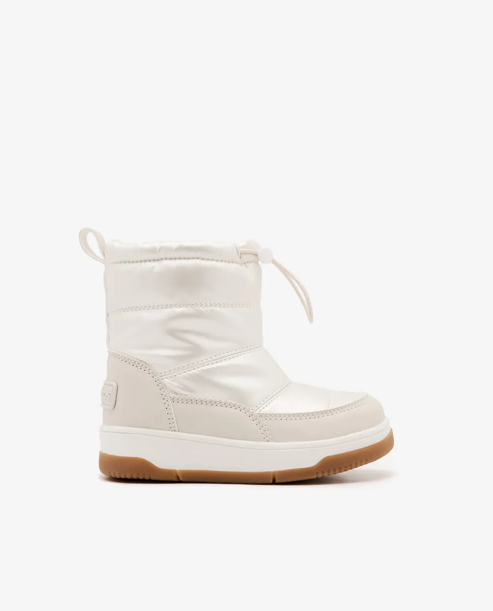 

Детские ботинки с утепленной подкладкой из меха Conguitos, белый