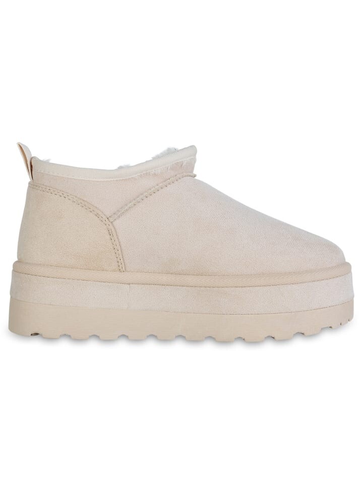 Ботильоны VAN HILL Winter Boots Aurora, бежевый — фото 3