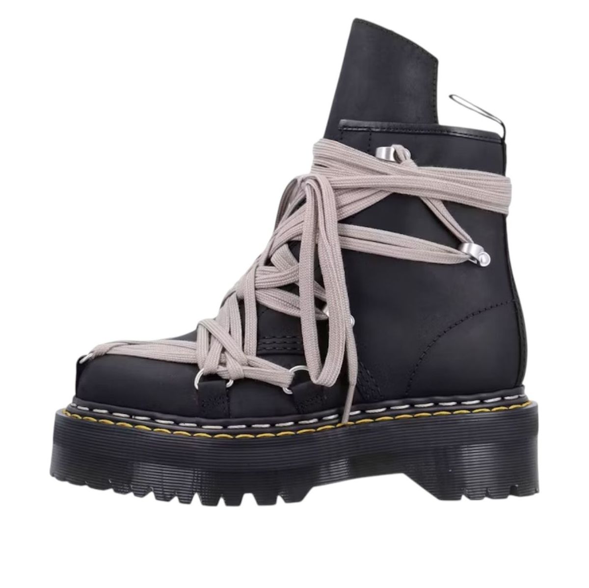 Ботинки (WMNS) Dr. Martens 1460 DRKSHDW Quad Sole Mega Lace Boot 'Rick Owens Black'