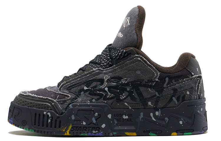 

Кроссовки STARTER Skateboarding Shoes Women's Low-top Black, черный