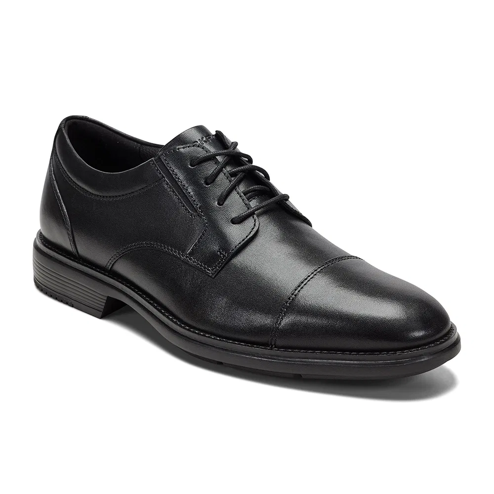 Мужские дерби туфли с отрезным мысом Total Motion Turpin чёрные от Rockport