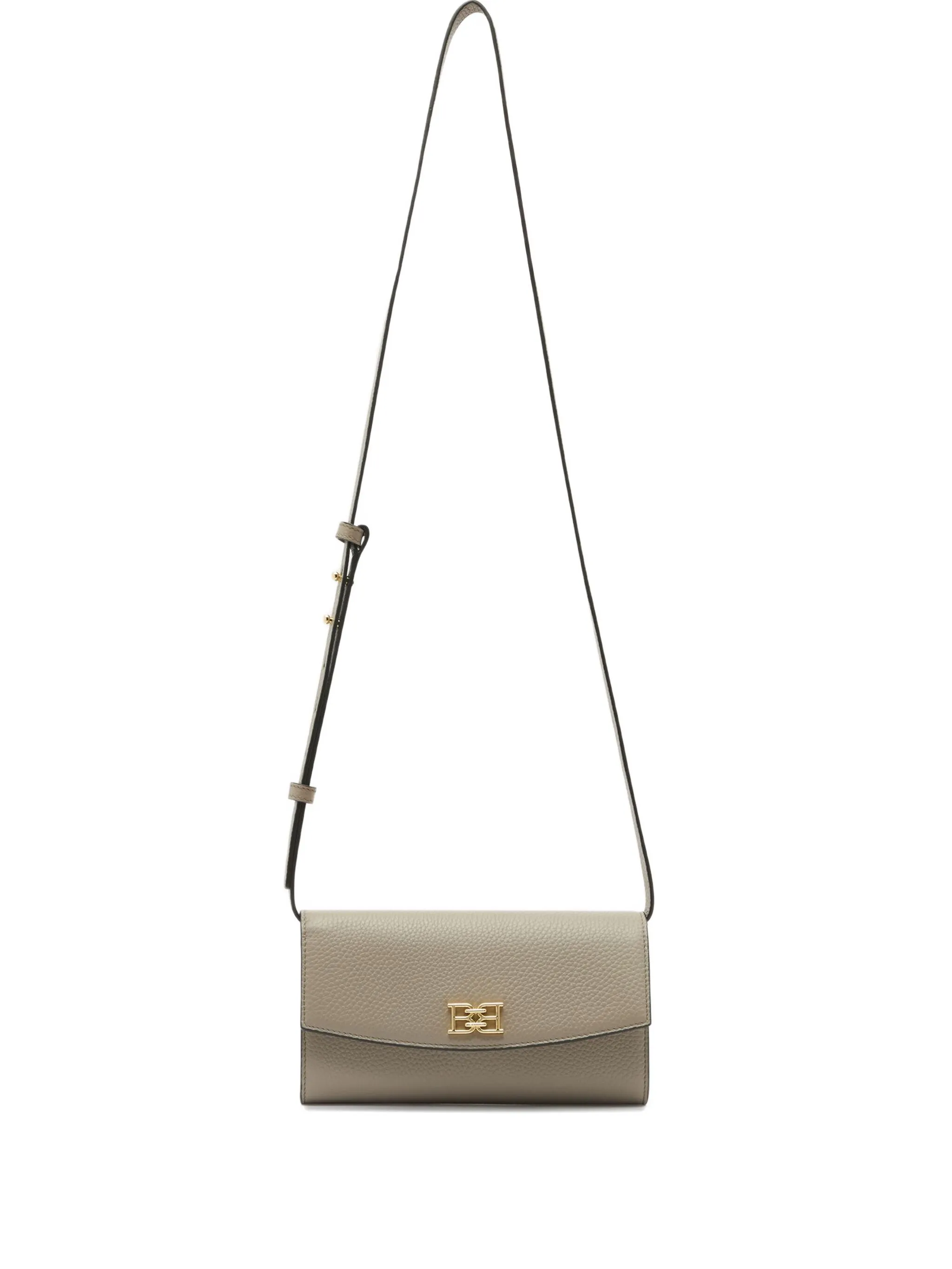 

Кошелек из зернистой кожи Bally, серый