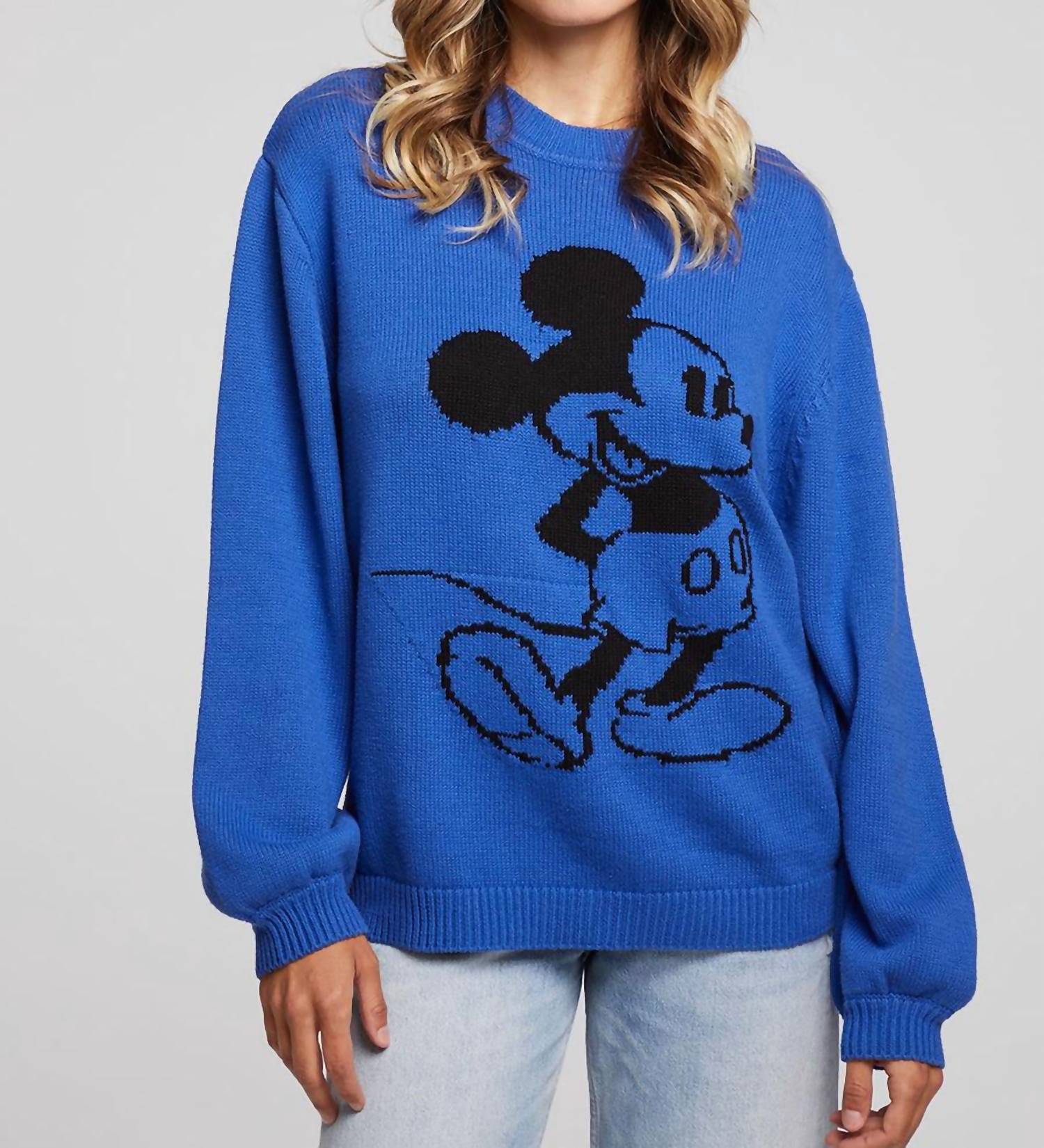 

Свитер-пуловер Disney Mickey Mouse синего цвета Chaser