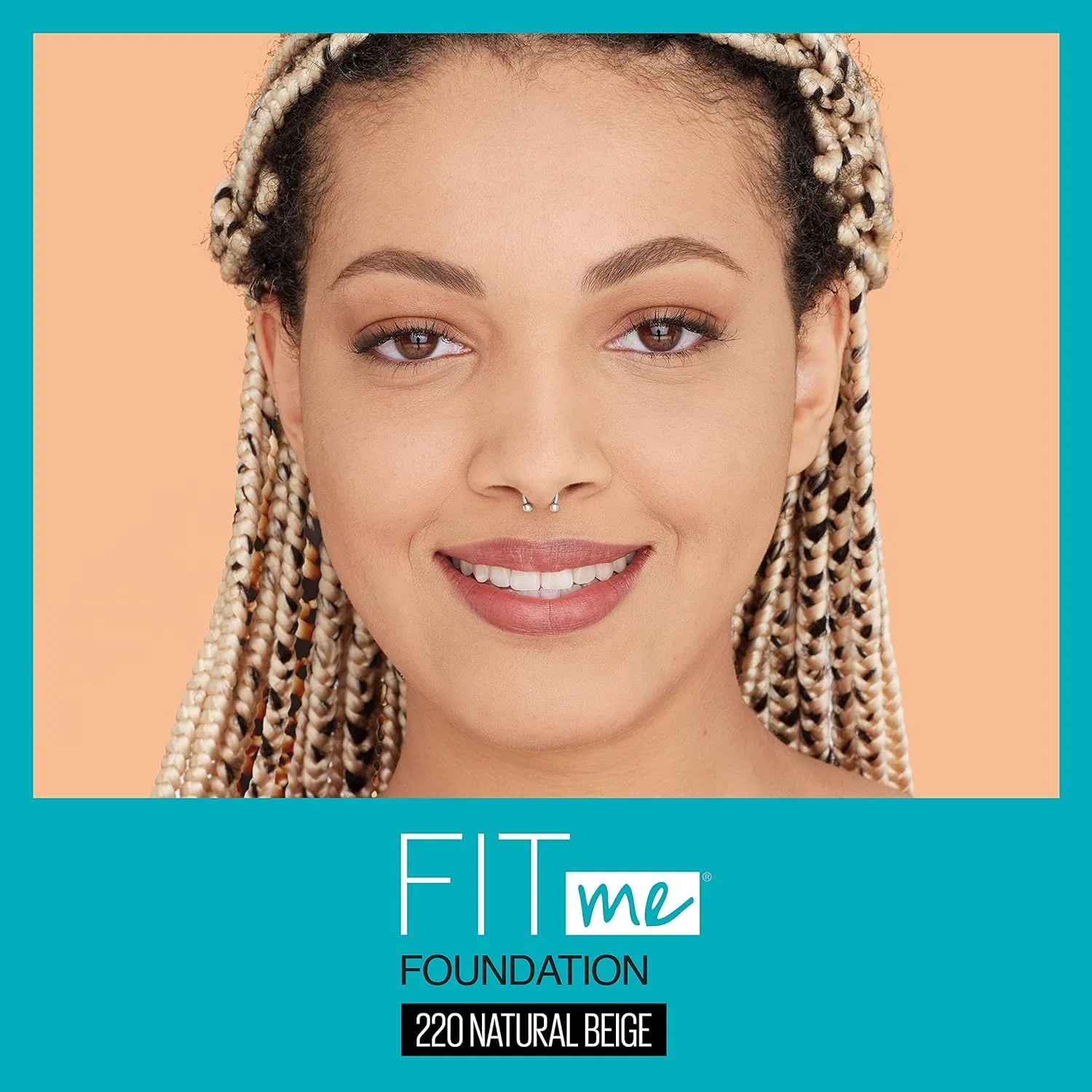 Тональная основа Fit Me Matte + Poreless, Maybelline, 30 мл, оттенок Natural Beige — фото 3