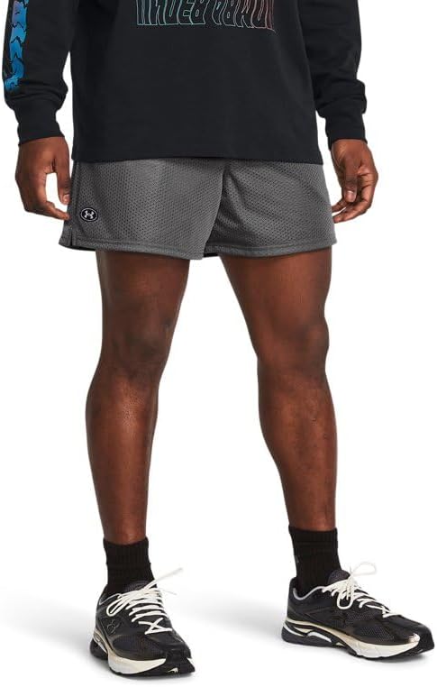 

Мужские шорты из сетки Under Armour Essential (1383355-025, белый/Castle Rock), Castlerock
