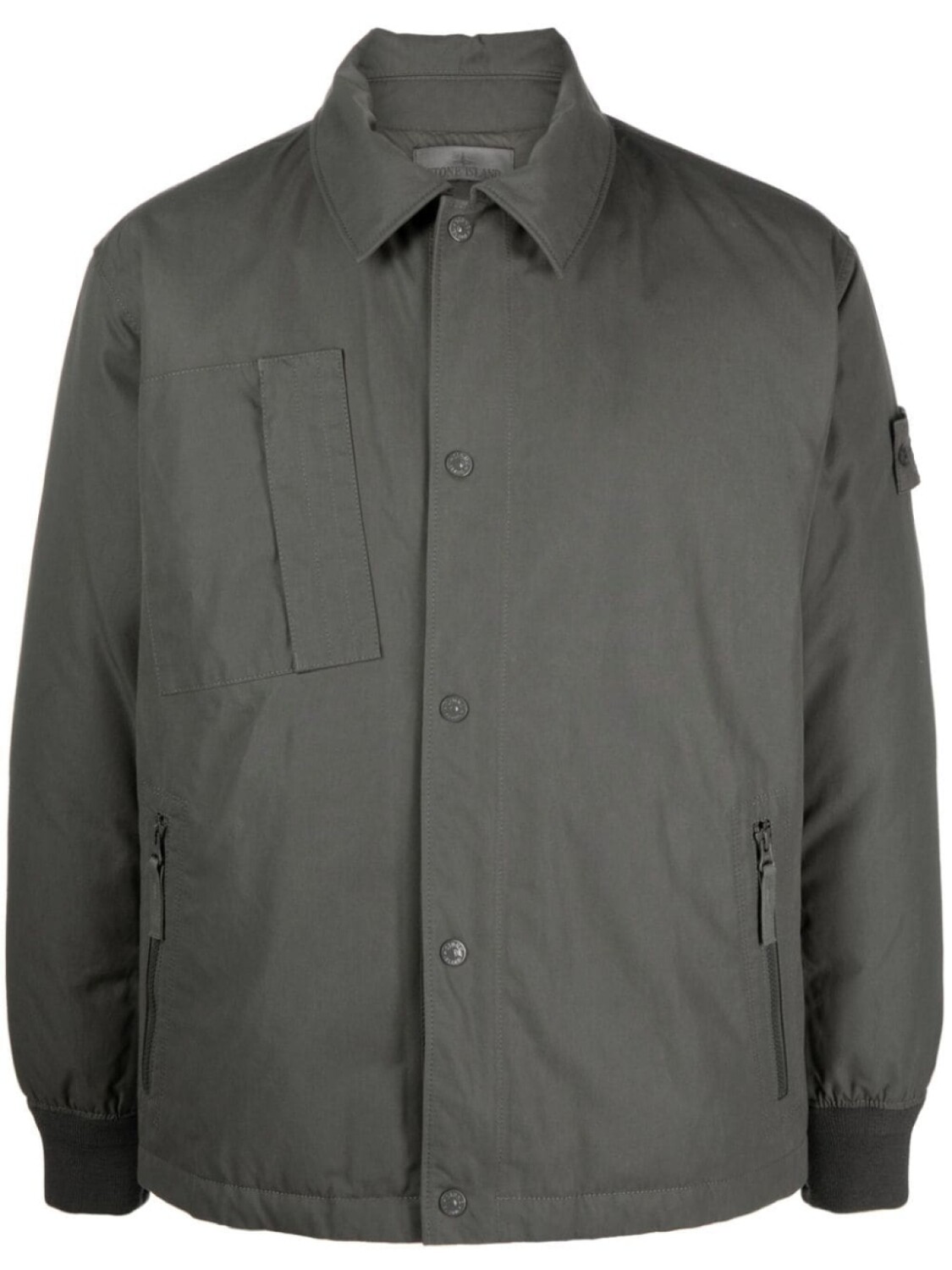 

Stone Island куртка Ghost с нашивкой Compass, серый