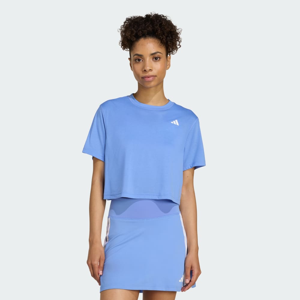

Спортивная футболка Adidas Train Essentials Boxy Workout Tee, цвет Blue Fusion