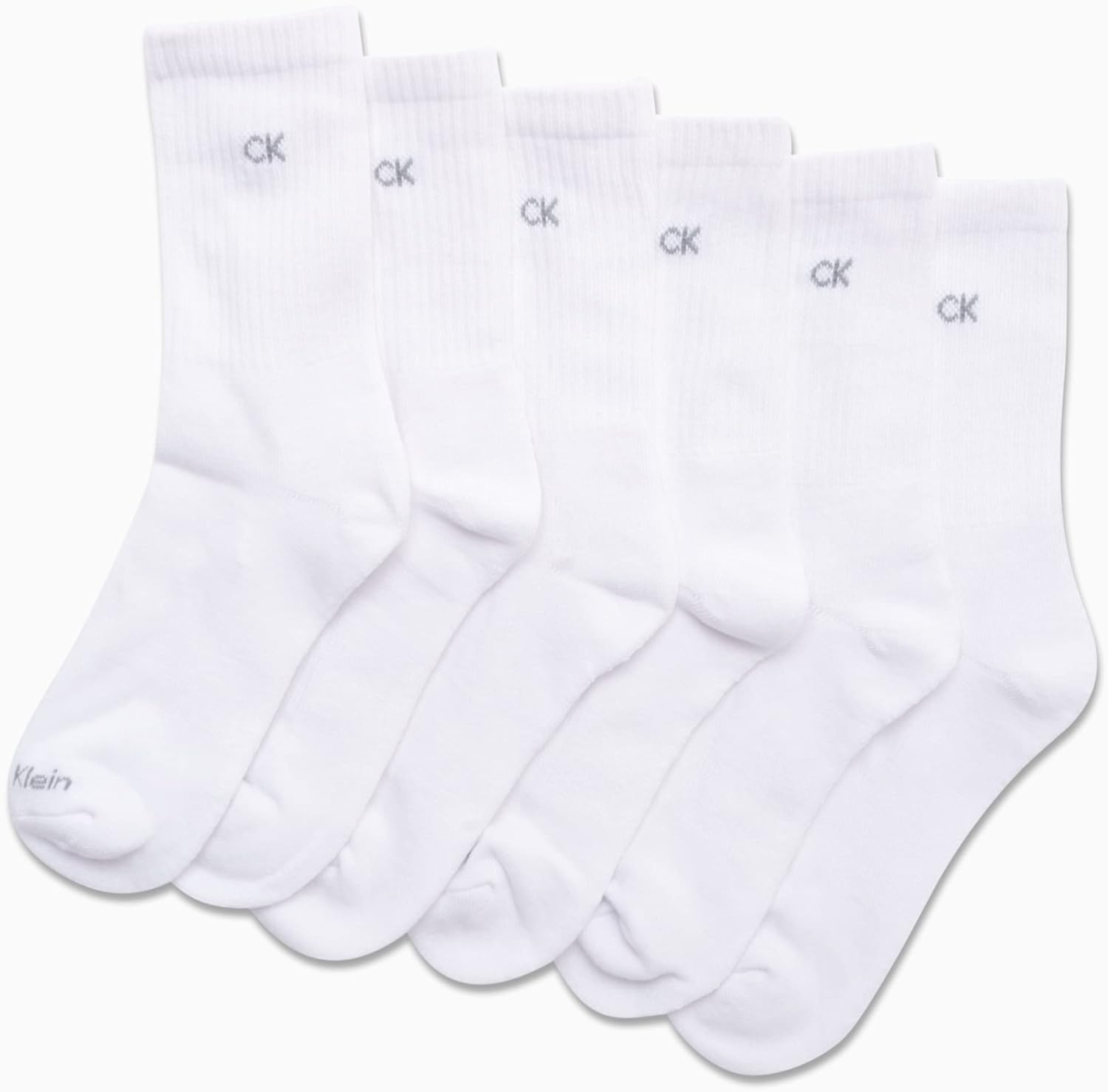 Женские носки Calvin Klein - спортивные носки с мягкой подкладкой (6 пар), White — фото 3