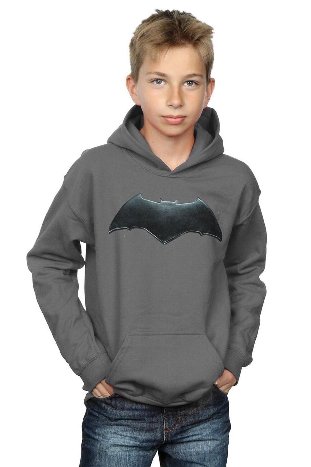 

Толстовка с эмблемой «Лиги справедливости» и Бэтмена DC Comics, серый