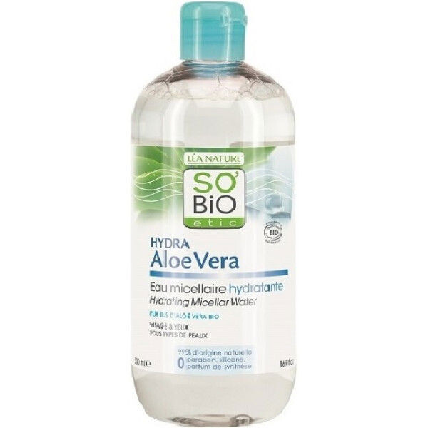 

Мицеллярная вода Agua micelar con aloe vera Sobio, 500 мл