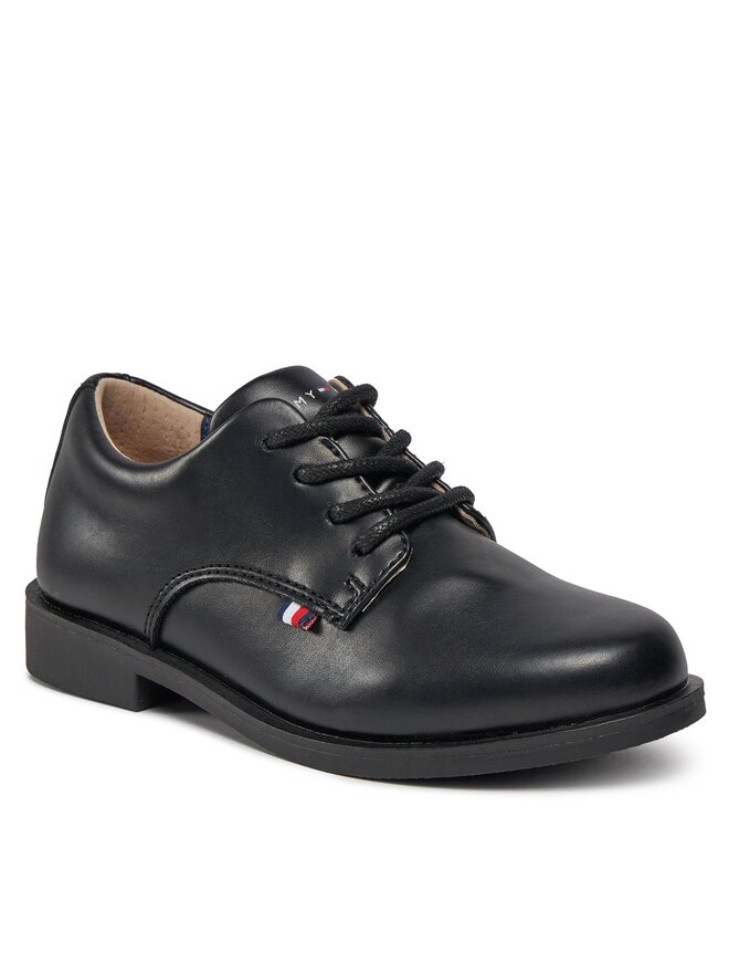 Полуботинки Tommy Hilfiger Low Cut Lace Up Shoe T3B4-33174-1355, черный — фото 2