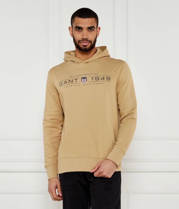 

Графический свитер Regular fit Gant, желтый