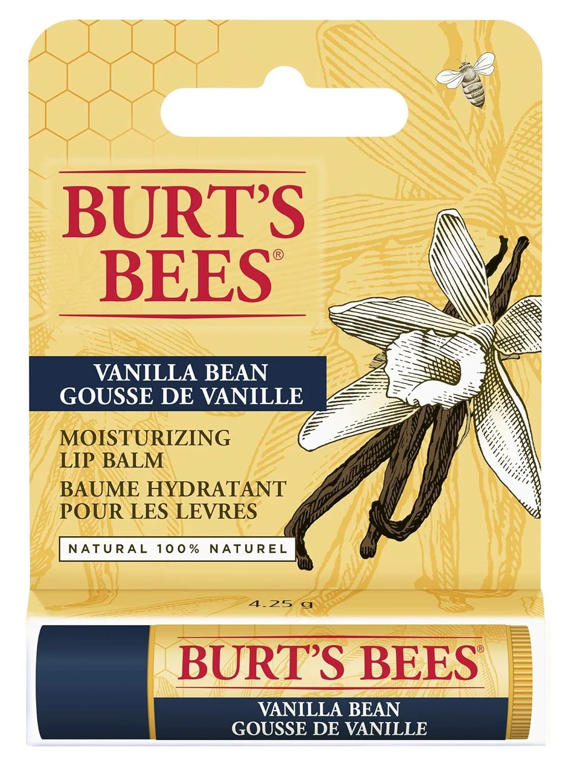 Бальзам для губ Burts Bees Vanilla Bean 4.25 г Burt'S Bees — фото 3