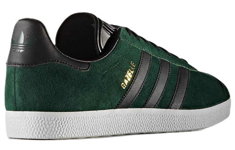 Кроссовки Adidas Originals Gazelle Skateboarding Unisex, темно-зеленый/черный — фото 2