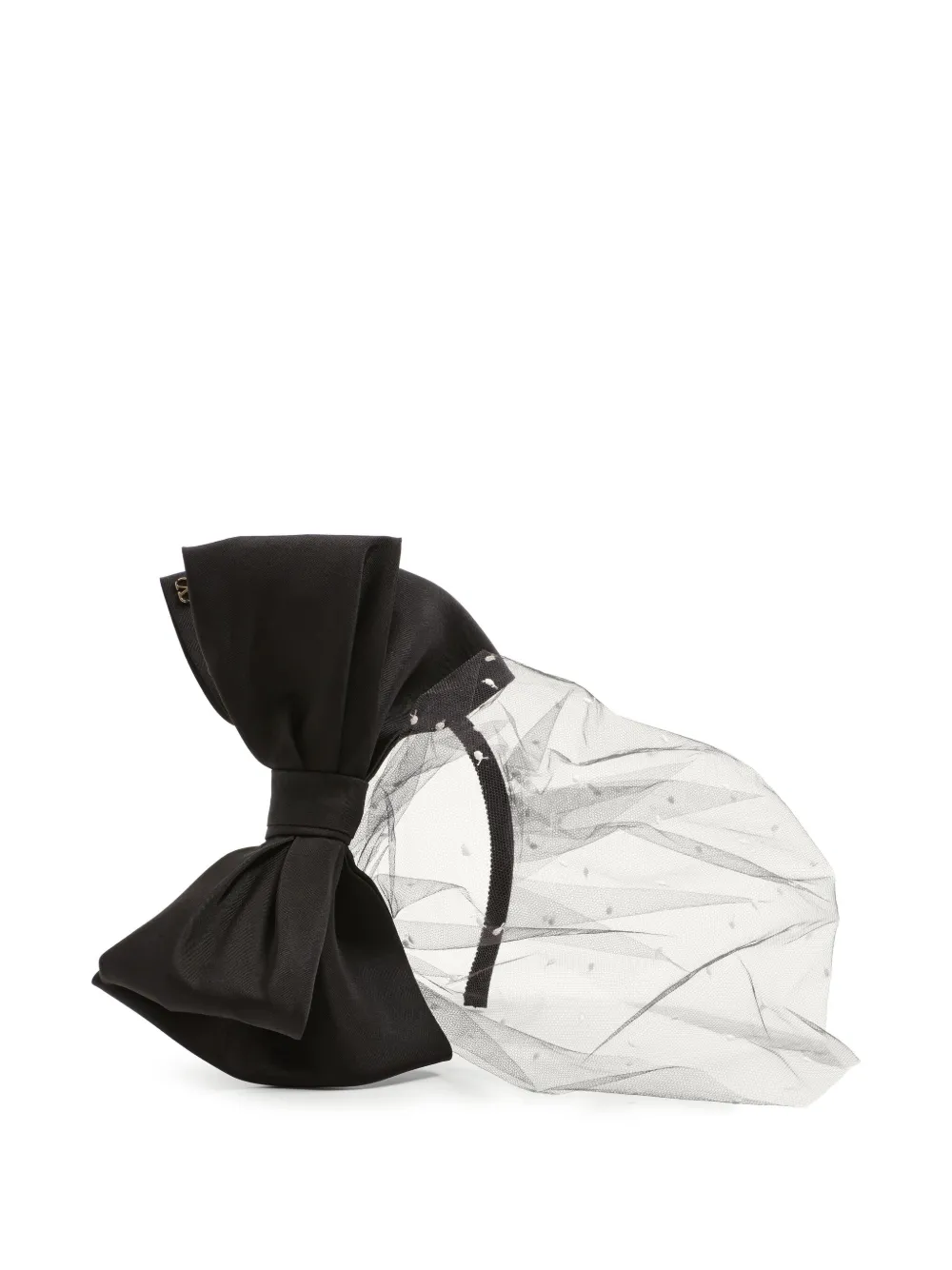 

Ободок с логотипом VLogo Signature Valentino Garavani, черный