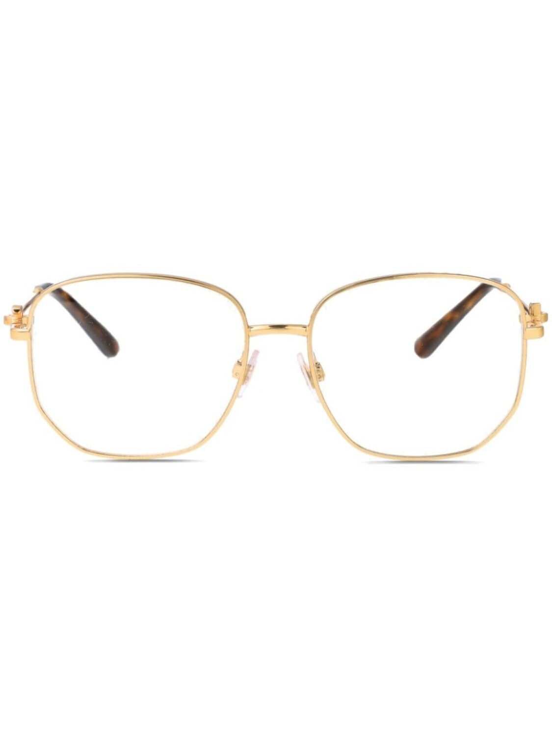 

Очки в квадратной оправе Dolce & Gabbana Eyewear, золотой