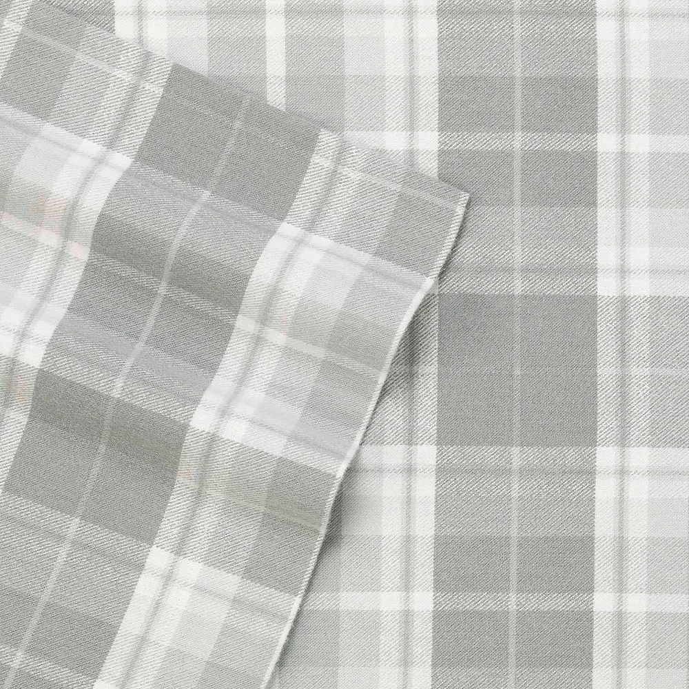 

Комплект фланелевых простыней Laura Ashley, цвет Gray Mullholland Plaid