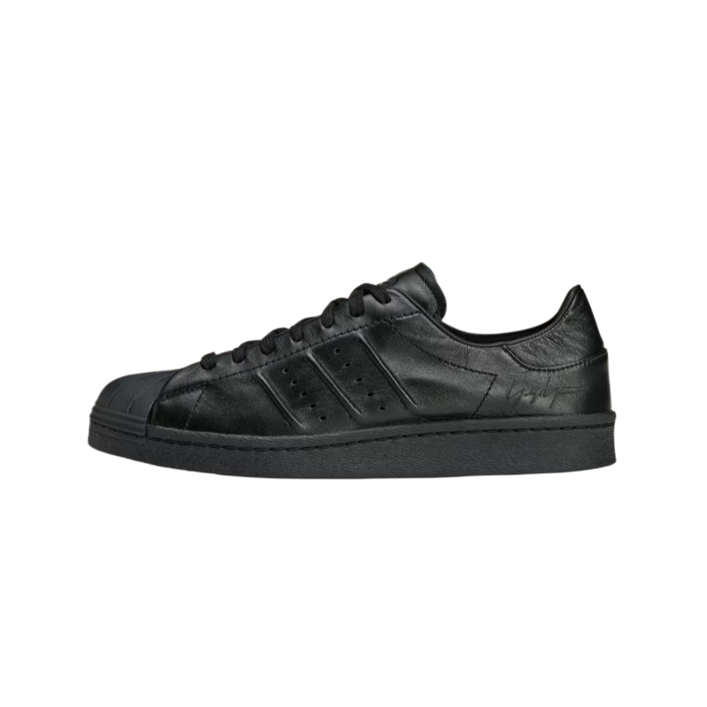 Adidas Кроссовки Y 3 Superstar «Luxe Leather Pack Triple Black»