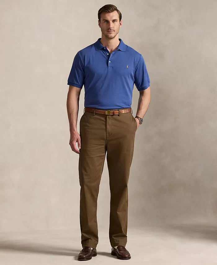 

Мужская хлопковая поло Big & Tall Classic Fit Polo Ralph Lauren, синий