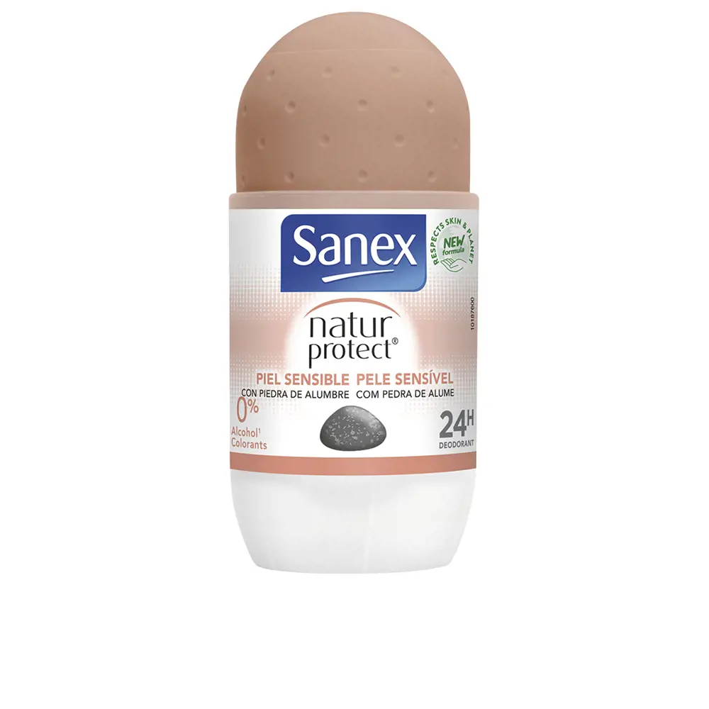 

Дезодорант Natur protect 0% piedra alumbre deo roll-on sensible Sanex, 50 мл.