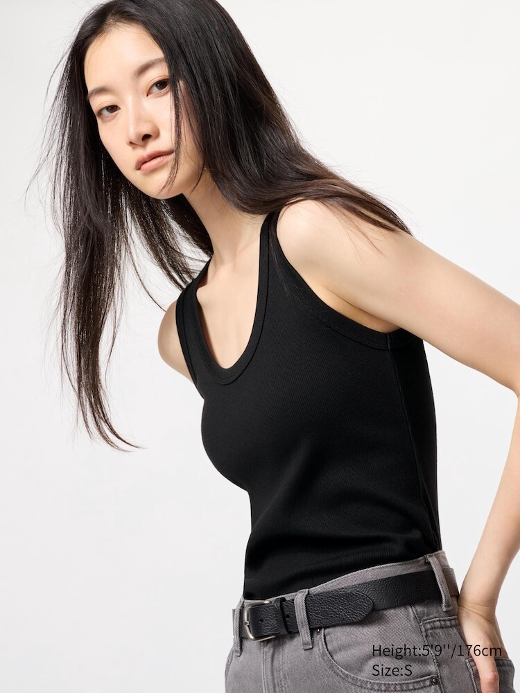

Майка женская Uniqlo, цвет 09 черный
