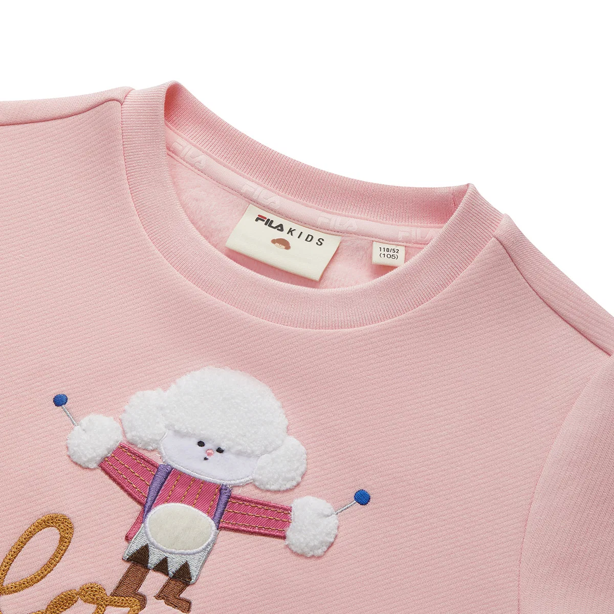 Платье для девочек FILA KIDS x SEUNGYOUN KIM Fragrant Berry Pink — фото 4