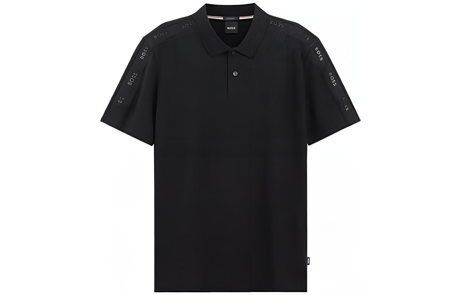 

Футболка поло мужская черная HUGO BOSS