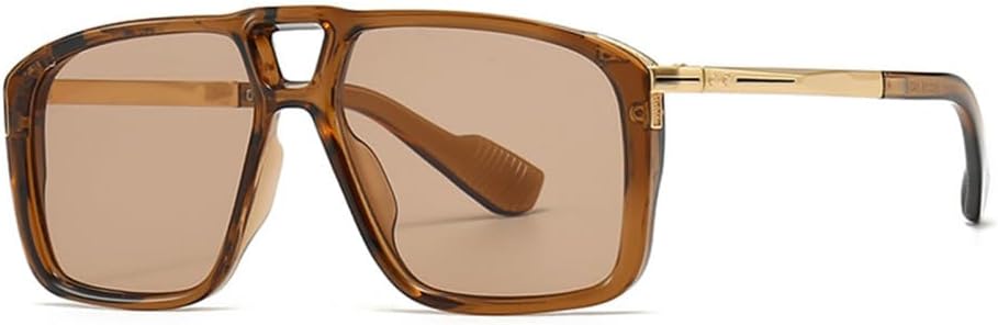 

Мужские солнцезащитные очки в стиле ретро с двойной перемычкой, черно-серые градиентные, защита от УФ-излучения UV400; женские солнцезащитные очки в стиле панк VFDHN, 6