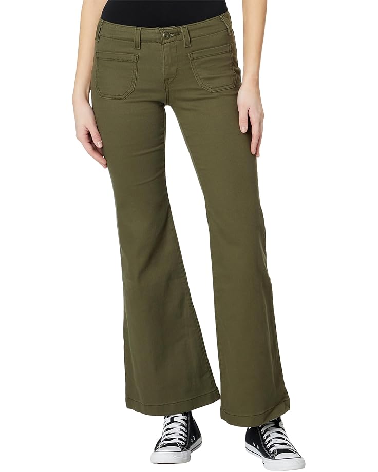 

Брюки Levi's Womens Superlow Flare Pants, цвет Olive Night
